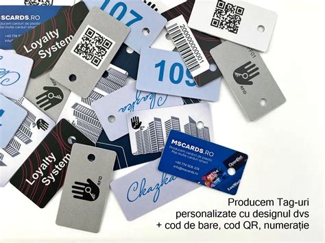 Carduri personalizate și taguri RFID 